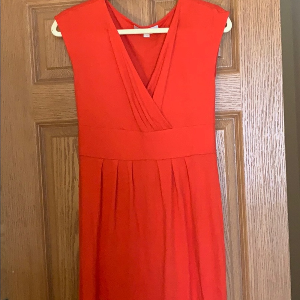 LOFT orange dress size small